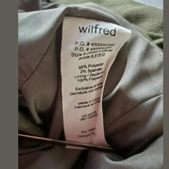 Wilfred Mayet Moto Drape Jacket XXXS Army Green - Picture 7 of 7